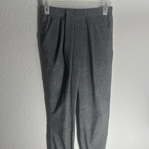 LULULEMON & Go Keepsake Pants Women's Size 4 Gray Cropped Elastic Waist